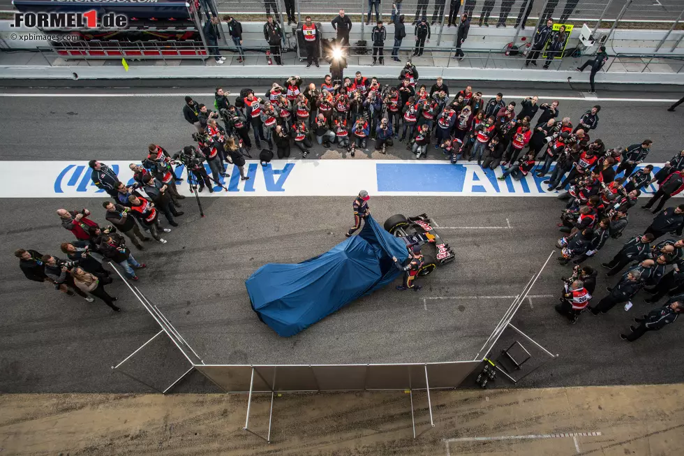 Foto zur News: Max Verstappen (Toro Rosso) und Carlos Sainz (Toro Rosso)