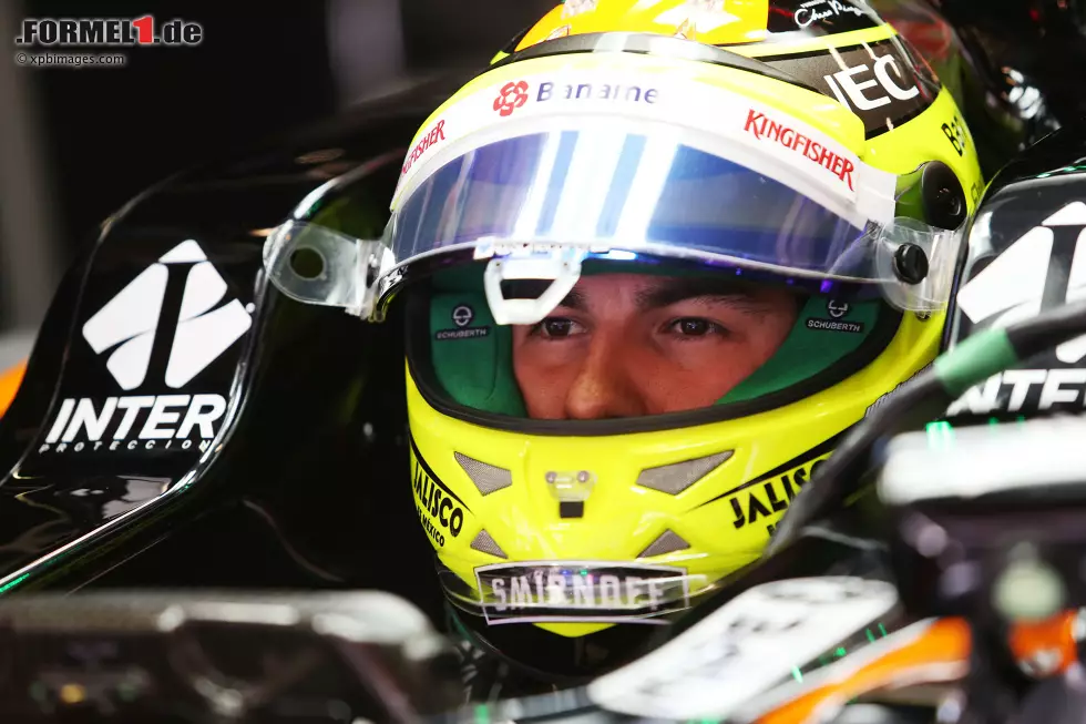 Foto zur News: Sergio Perez (Force India)