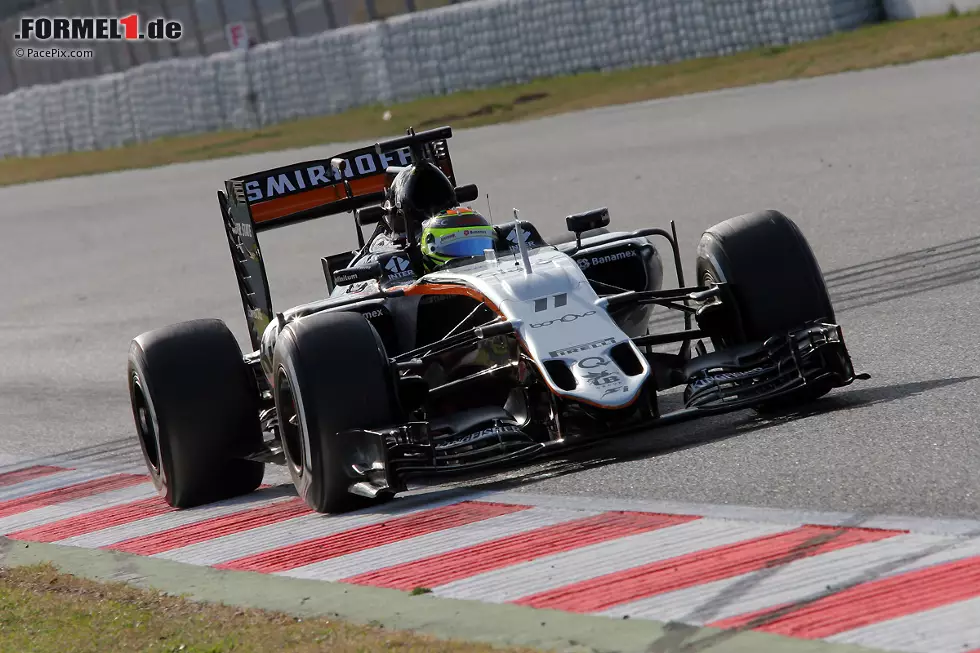 Foto zur News: Sergio Perez (Force India)