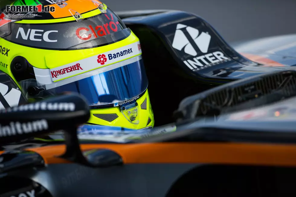 Foto zur News: Sergio Perez (Force India)