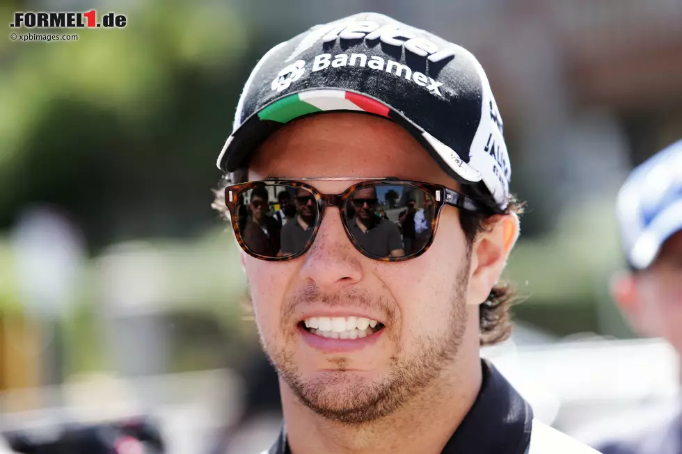 Foto zur News: Sergio Perez (Force India)