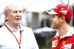 Foto zur News: Sebastian Vettel (Ferrari) und Helmut Marko (Red Bull)