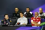 Foto zur News: Christian Horner, Toto Wolff, Maurizio Arrivabene, Cyril Abiteboul und Eric Boullier