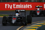 Foto zur News: Fernando Alonso (McLaren) und Jenson Button (McLaren)