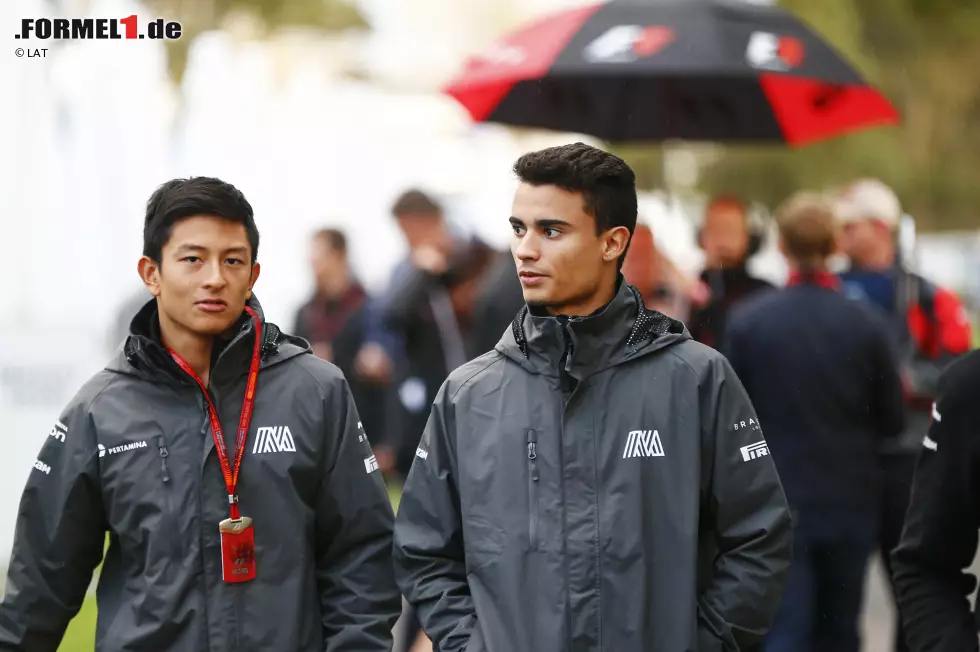 Foto zur News: Rio Haryanto (Manor) und Pascal Wehrlein (Manor)