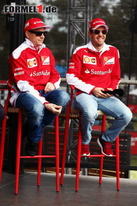 Foto zur News: Kimi Räikkönen hatte beim TV-Quiz der Ferrari-Stars die Lacher auf seiner Seite. Was in Monaco hinter den Kulissen sonst noch so geschah? Klick dich hier durch!