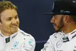 Foto zur News: Lewis Hamilton (Mercedes) und Nico Rosberg (Mercedes)