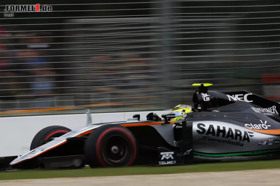 Foto zur News: Sergio Perez (Force India)