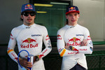 Foto zur News: Carlos Sainz (Toro Rosso) und Max Verstappen (Toro Rosso)