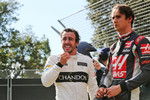 Fernando Alonso (McLaren) und Esteban Gutierrez (Haas) 