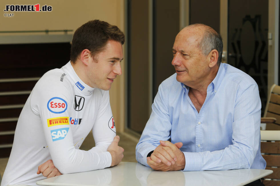 Foto zur News: Ron Dennis und Stoffel Vandoorne (McLaren)