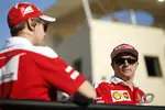 Gallerie: Kimi Räikkönen (Ferrari) und Sebastian Vettel (Ferrari)