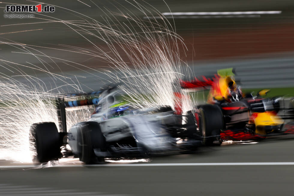 Foto zur News: Felipe Massa (Williams) und Daniil Kwjat (Red Bull)