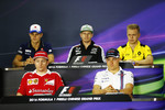 Foto zur News: Marcus Ericsson (Sauber), Nico Hülkenberg (Force India), Kevin Magnussen (Renault), Kimi Räikkönen (Ferrari) und Valtteri Bottas (Williams)