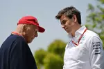 Foto zur News: Niki Lauda und Toto Wolff