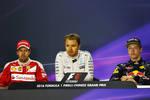 Gallerie: Sebastian Vettel (Ferrari), Nico Rosberg (Mercedes) und Daniil Kwjat (Red Bull)