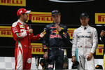 Gallerie: Sebastian Vettel (Ferrari), Daniil Kwjat (Red Bull) und Nico Rosberg (Mercedes)