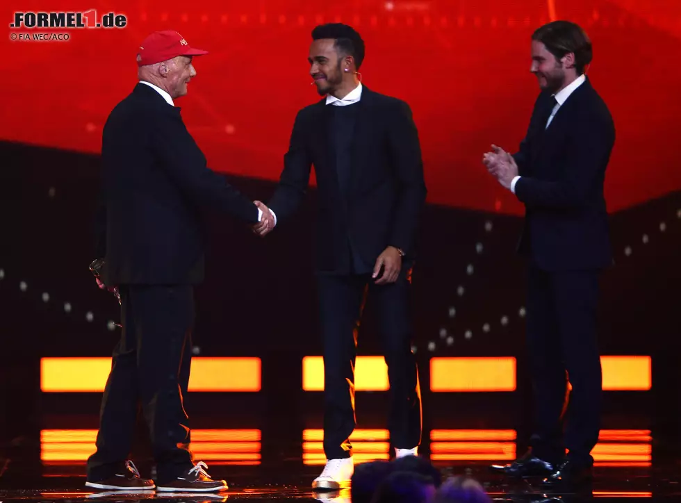 Foto zur News: Niki Lauda und Lewis Hamilton