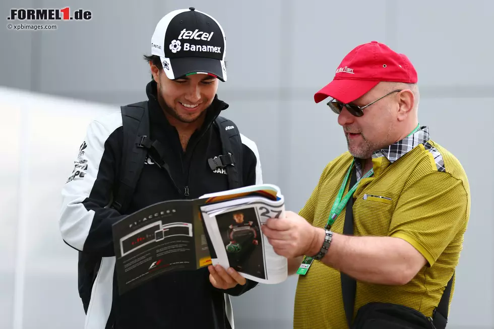 Foto zur News: Sergio Perez (Force India)