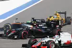 Gallerie: Nico Hülkenberg (Force India), Jenson Button (McLaren) und Jolyon Palmer (Renault)