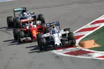 Gallerie: Valtteri Bottas (Williams), Kimi Räikkönen (Ferrari) und Lewis Hamilton (Mercedes)