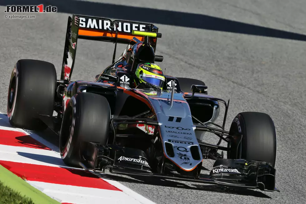 Foto zur News: Sergio Perez (Force India)