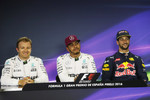 Gallerie: Lewis Hamilton (Mercedes), Nico Rosberg (Mercedes) und Daniel Ricciardo (Red Bull)