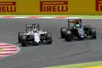 Foto zur News: Felipe Massa (Williams) und Nico Hülkenberg (Force India)