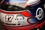 Foto zur News: Helm von Romain Grosjean (Haas)