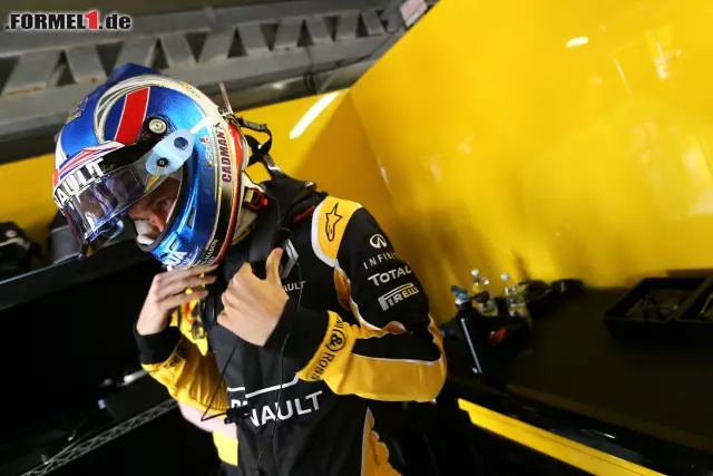 ...und auch Teamkollege Jolyon Palmer hat sich daran offenbar ein Beispiel genommen. Foto zur News: ...und auch Teamkollege Jolyon Palmer hat sich daran offenbar ein Beispiel genommen.