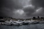Foto zur News: Düstere Wolken am Sonntagmorgen in Monte Carlo