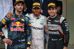 Gallerie: Daniel Ricciardo (Red Bull), Lewis Hamilton (Mercedes) und Sergio Perez (Force India)