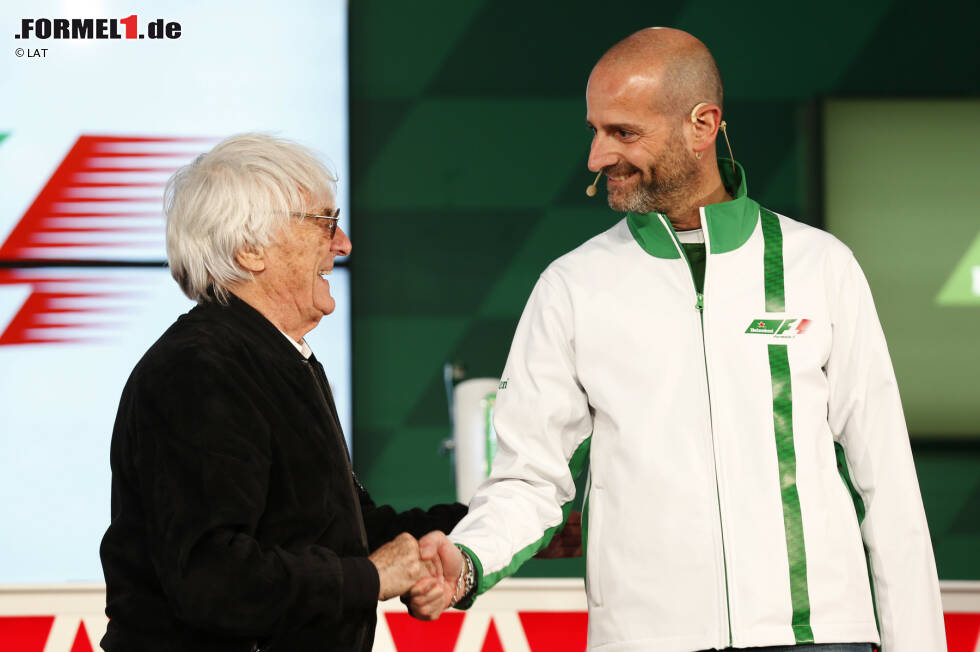 Foto zur News: Bernie Ecclestone mit Heineken-Marketindirektor Gianluca di Tondo