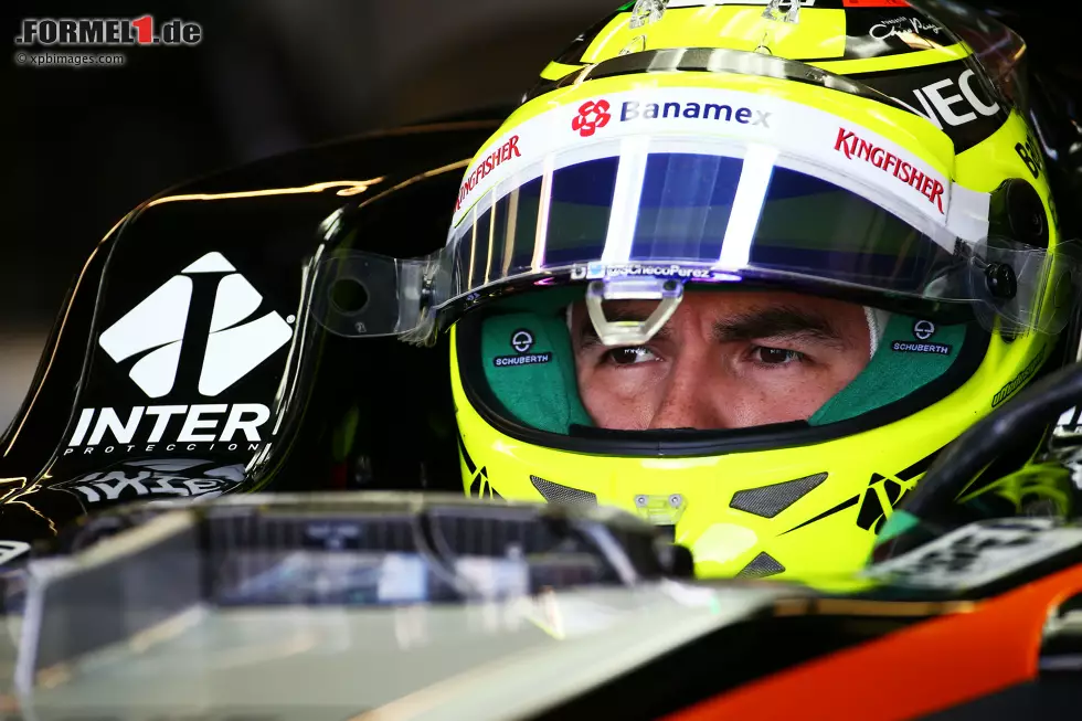 Foto zur News: Sergio Perez (Force India)