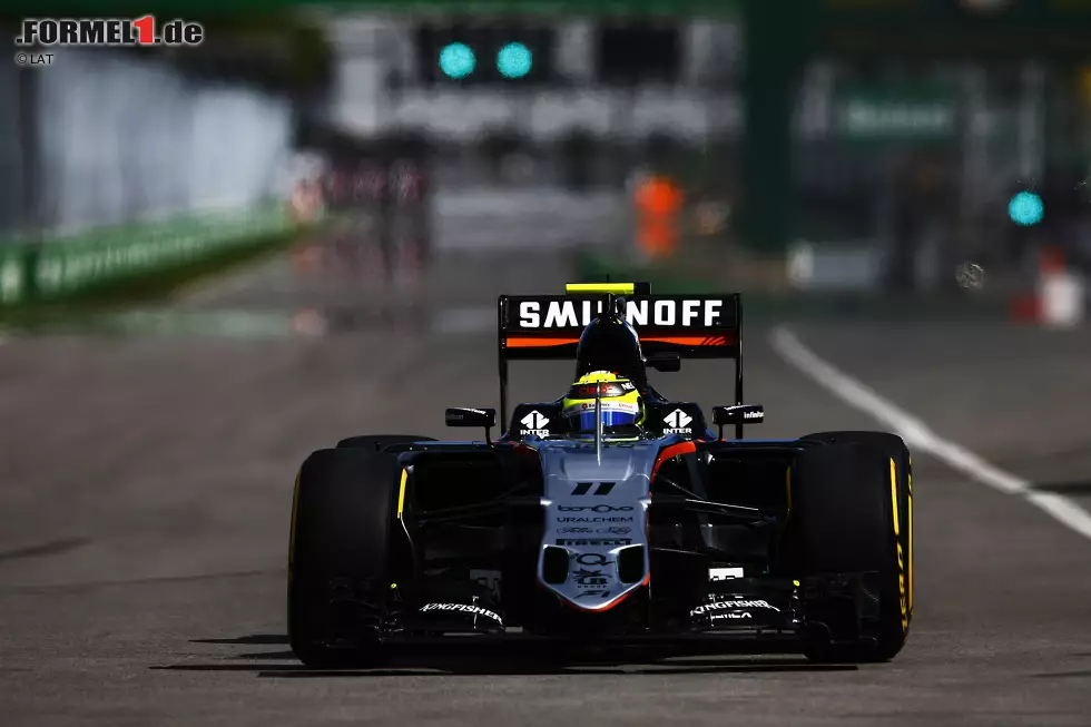 Foto zur News: Sergio Perez (Force India)