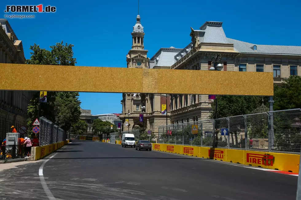 Foto zur News: Streckeneindruck von Baku