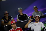 Foto zur News: Fahrer in der FIA-Pressekonferenz