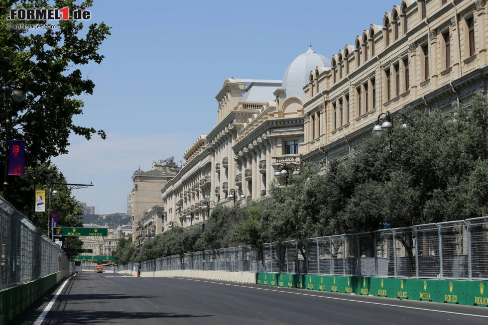 Foto zur News: Impressionen der Strecke in Baku