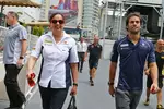 Foto zur News: Monisha Kaltenborn und Felipe Nasr (Sauber)