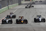 Gallerie: Valtteri Bottas (Williams), Max Verstappen (Red Bull) und Lewis Hamilton (Mercedes)