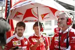 Gallerie: Sebastian Vettel (Ferrari) und Maurizio Arrivabene