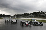 Foto zur News: Nico Rosberg (Mercedes), Nico Hülkenberg (Force India), Pascal Wehrlein (Manor)