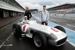 Foto zur News: Nico Hülkenberg (Force India), Nico Rosberg (Mercedes), Pascal Wehrlein (Manor)