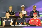 Gallerie: Daniil Kwjat (Toro Rosso), Daniel Ricciardo (Red Bull), Kimi Räikkönen (Ferrari), Kevin Magnussen (Renault), Esteban Gutierrez (Haas) und Felipe Nasr (Sauber)