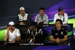 Foto zur News: Romain Grosjean (Haas), Pascal Wehrlein (Manor), Valtteri Bottas (Williams), Jenson Button (McLaren), Lewis Hamilton (Mercedes) und Jolyon Palmer (Renault)