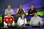 Foto zur News: Vijay Mallya, Eric Boullier, Maurizio Arrivabene, Claire Williams und Toto Wolff