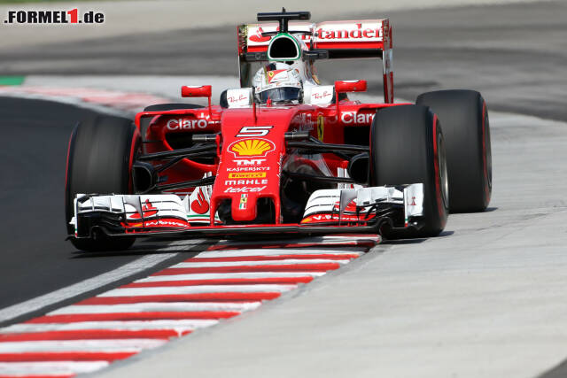 Foto zur News: Sebastian Vettel darf sich in Sachen Grenzübertretung nicht mehr viel erlauben und ist genervt von der Diskussion über die "Track-Limits". Lesen Sie in unserer Fotostrecke, was er noch beklagt und was seine Kollegen sagen...