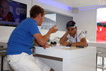 Gallerie: Felipe Massa (Williams) und Redakteur Dominik Sharaf