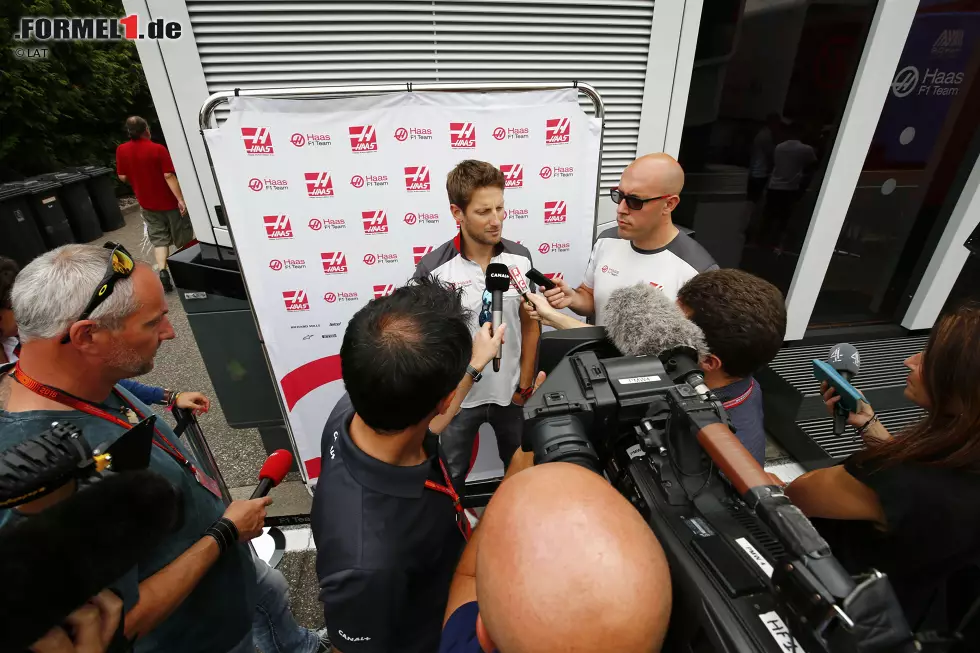 Foto zur News: Romain Grosjean (Haas)