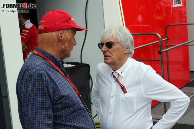 Foto zur News: Niki Lauda und Bernie Ecclestone